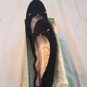 Sam Edelman black suede ballet flat